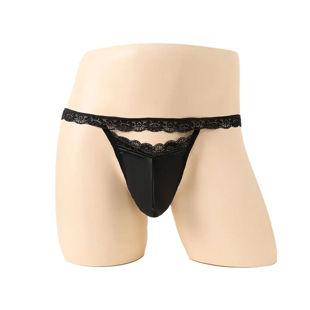 

Men'S Elastic Underwear Lace Triangle Thong Erotic Lingerie Erotic Underwear Gay Slips Lingerie Cueca Calzoncillos