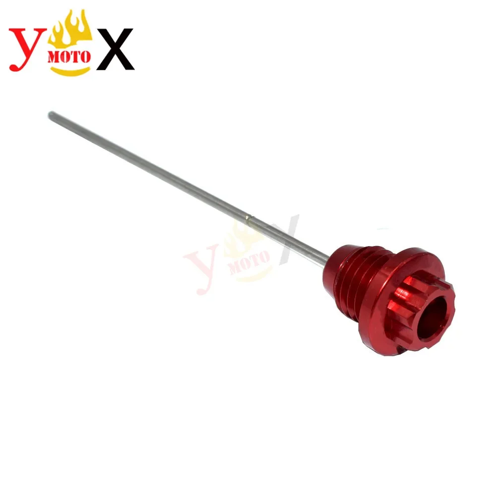 XR 250 95-07 Motorcycle Engine Oil Dipstick Level Indicator Plug Cap Cover For Honda XR250 BAJA 1995-2002 XR250 MOTARD 2003-2007