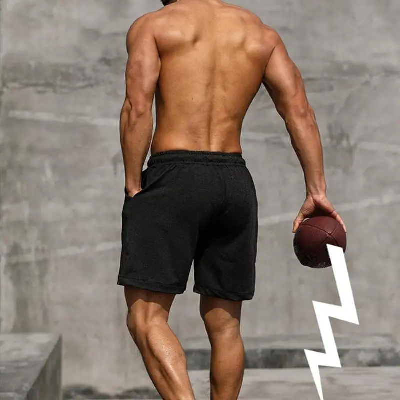 New Running Shorts Men Fitness Breathable GYM Shorts Jogging Training Workout Summer Sport Short Pants Men Sport Cotton Shorts