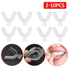 Protège-dents EVA de 2 à 10 pièces, Protection nocturne pour le bruxisme, le broyage, le blanchiment des dents, la boxe