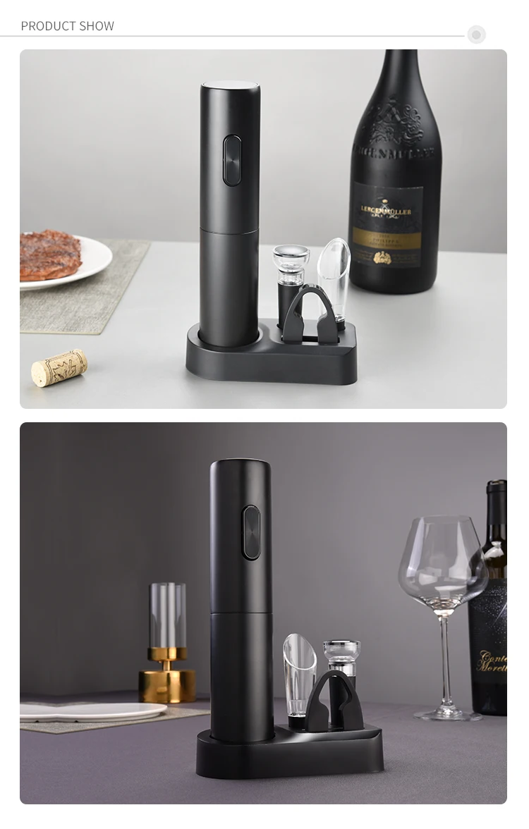 Electric Wine Opener Set (4 pcs)