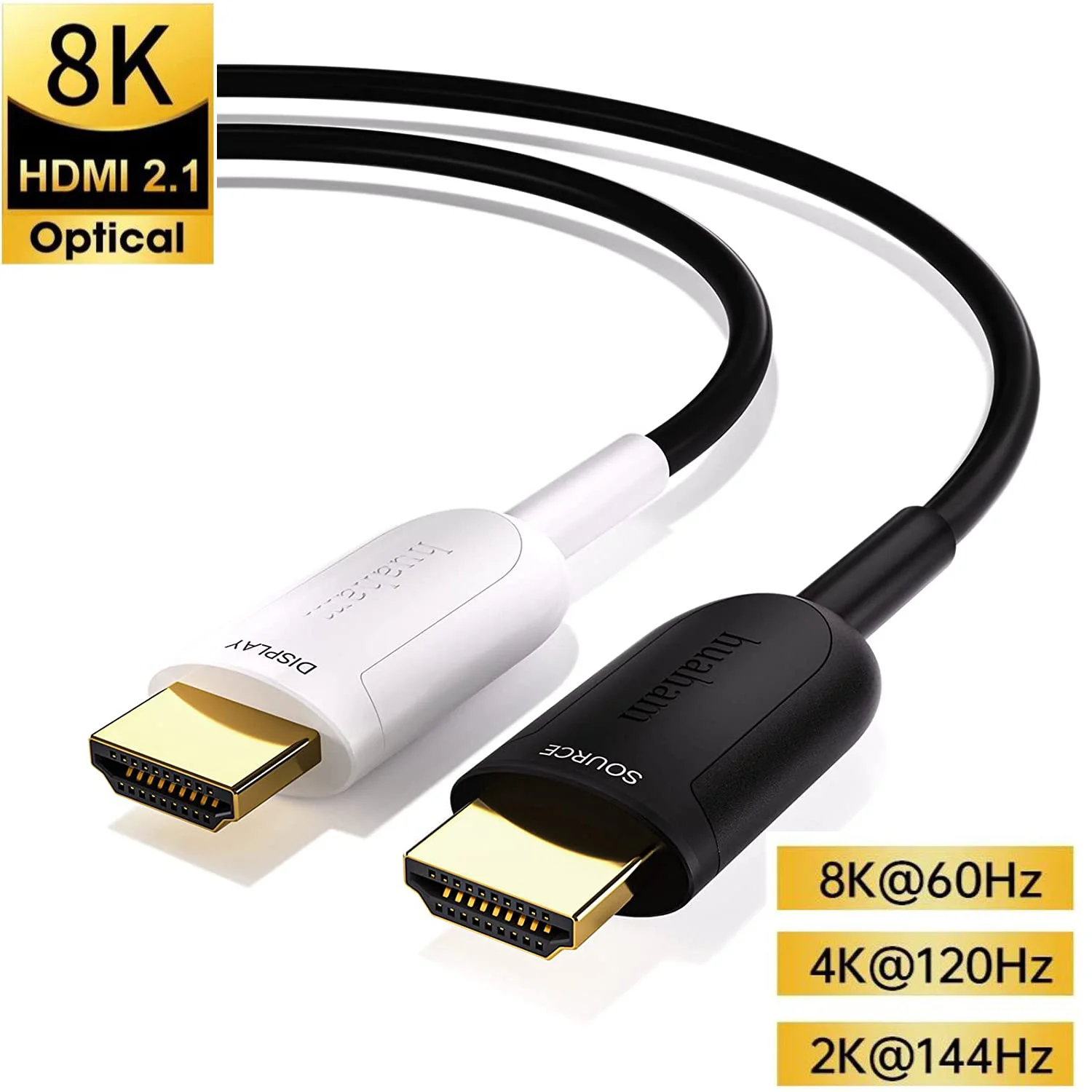 8 18k繊維光hdmi対応ケーブル48 5gbps hdmi 2.1サポートearc rtx