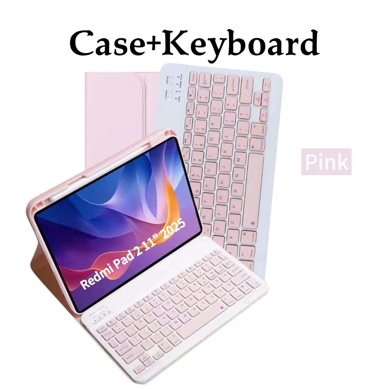 Wireless Bluetooth Keyboard Case with Removable Keyboard