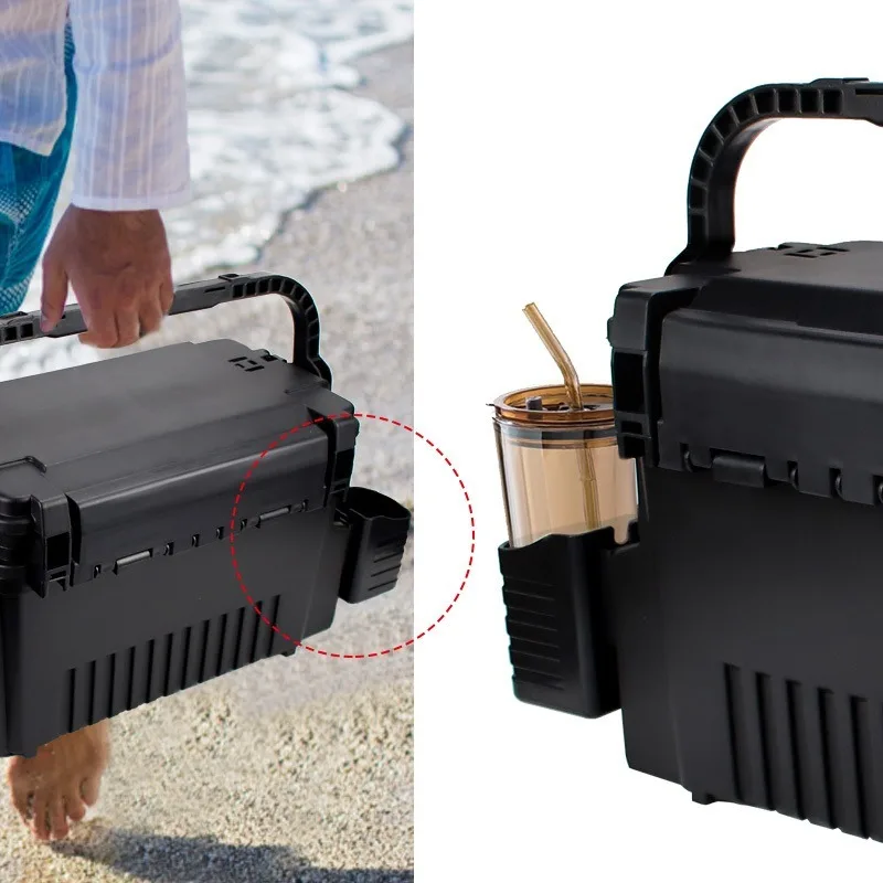 Fishing Gear Accessories 1pc Fishing Box Cup Holder Fishing Barrel Water Bottle Mount Rack Fish Boxes Accessories
