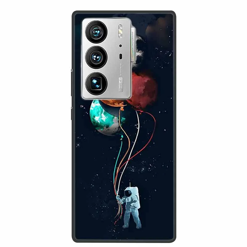 Animal Painted Silicone Soft Phone Case - Shockproof TPU Shell with Wolf Design