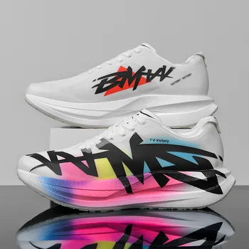 Athletic Running Shoes Men Marathon Speciality Training Race Sports Carbon Board Lightweight Women's Comfortable Casual Sneakers 1