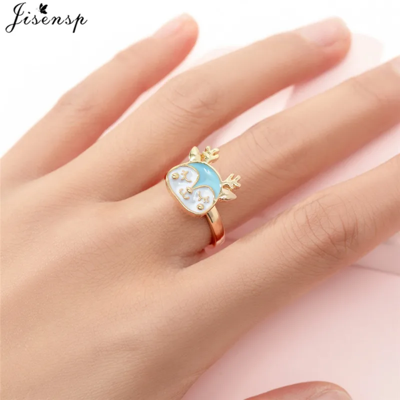 Adjustable Rotatable Butterfly & Daisy Anti-Stress Fidget Ring