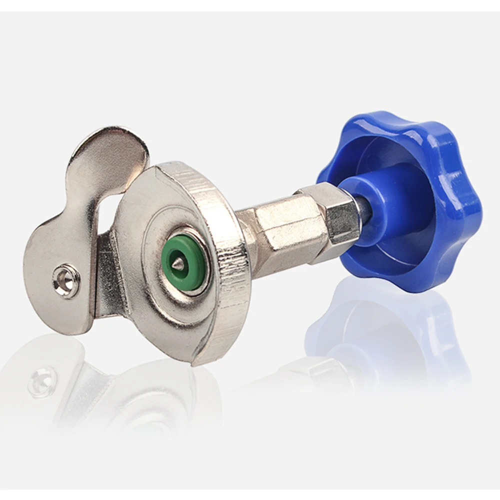 자동차 탭 어댑터 설치 가스 냉매 도구, 범용 프레온 r134a 밸브 오프너, R22 R600 R12 R410a