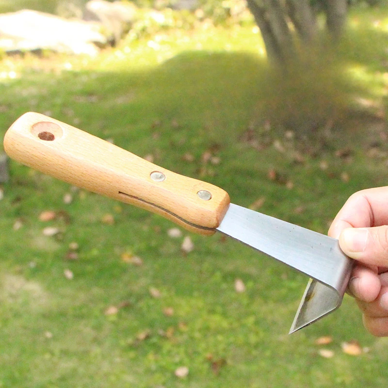 1 Pc Tool Tree Bark Scraper Debarking Peeler Fruit Log Hand Shave Garden Woodworking Toolsscarping Removal Branches Gardening