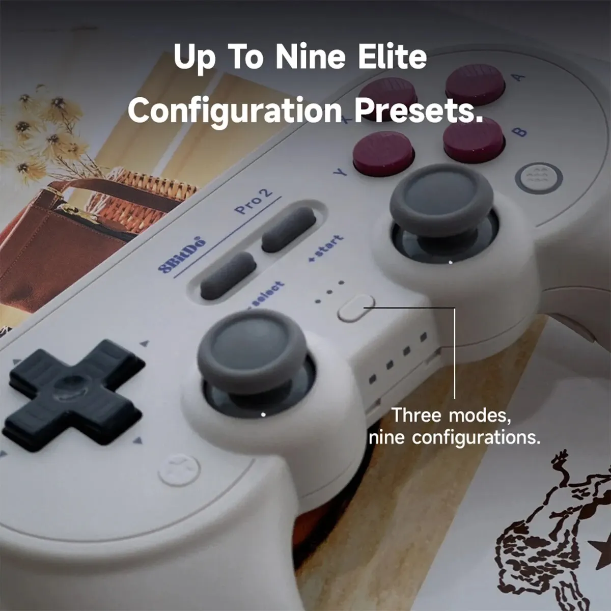8Bitdo 2 Pro  е ̽ƽ Ʈѷ, ġ OLED PC MacOS ȵ̵  ũ  , 丮 ̽ 