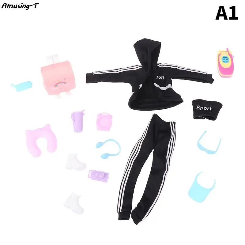 

1Set Doll Clothes Accessories Camping Backpackers Mountaineering sportswear fashion set