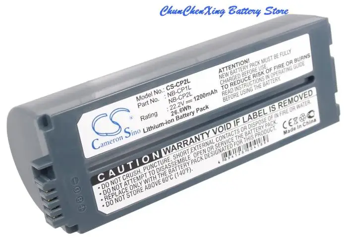 

Cameron Sino 1200mAh Battery for Canon Selphy CP-100,CP-200,CP-220,CP-600,CP-510,CP-330,CP-300,CP-400,CP-500,CP-520,CP-720,CP810