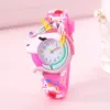 Children's Necklace Unicorn Quartz Watch Ear Clip Scrunchie Set Explosive European and American Ear Clip Scrunchie Ring 5