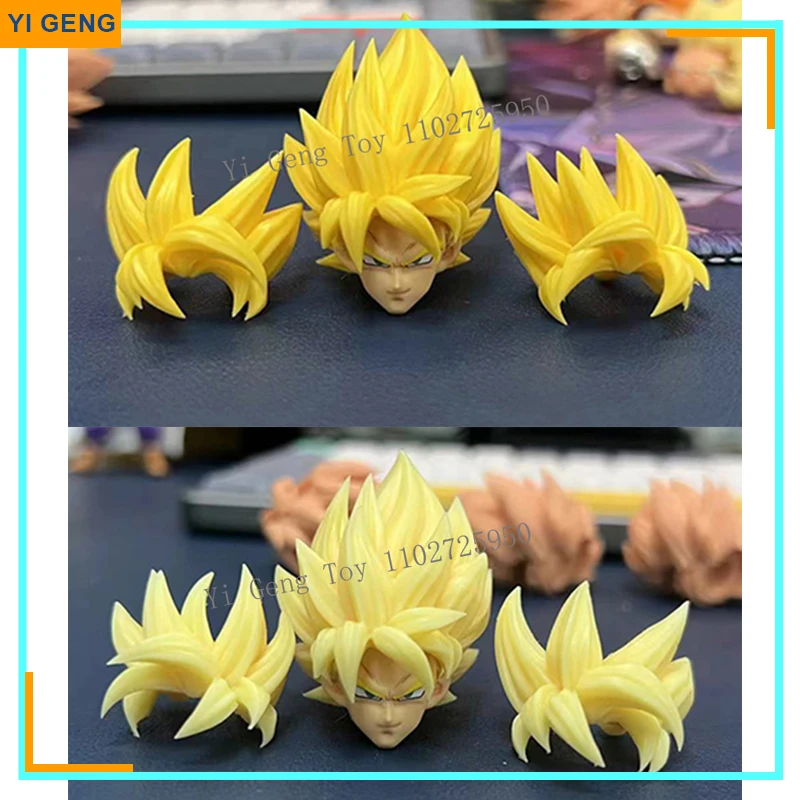 

Tigery Dragon Ball Shf Ssj Super Saiya Goku Head Sculpt Accessories Kit Anime Action Figure Statue Model Doll Toy Gift