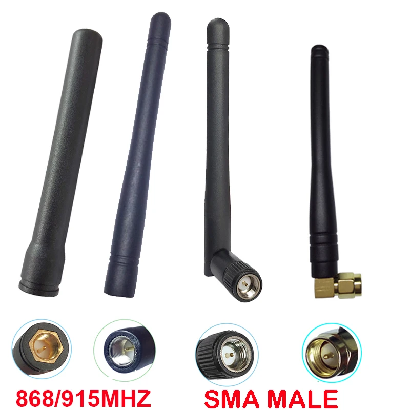 

EOTH 5pcs 868mhz antenna 3dbi sma male 915mhz lora antene pbx iot module lorawan signal receiver antena high gain