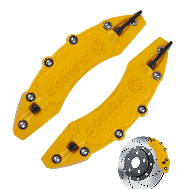 

Caliper Covers Heat Resistant 3D Disc Brake Car Covers Car Disc Brake Caliper Covers Front & Rear Accessories For SUV