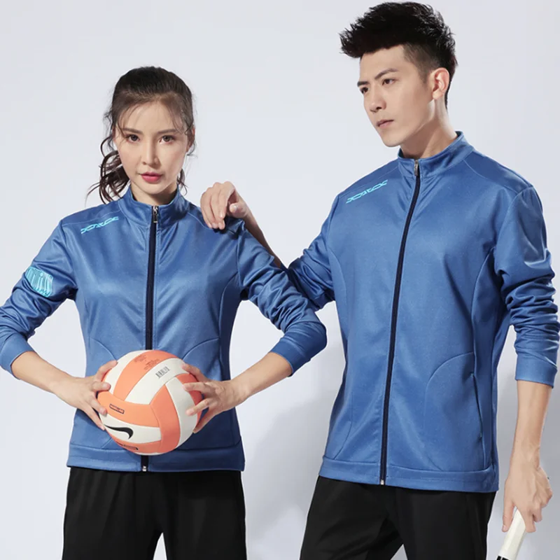 Fashionable Stylish Autumn And Winter Badminton Jacket Set Running Sportswear Jacket Long Sleeved Badminton