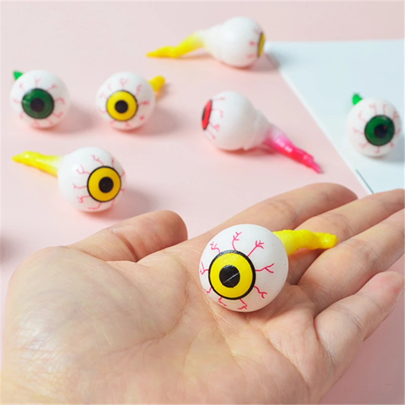  Didiseaon 4 Pairs Puzzle Crafts Halloween Bouncy Ball Eyeballs  for Crafts Accessories Decorative Items Puppet Handle Funny Halloween Props  Props Craft Fake Eyes Toy Plastic Eyes for Crafts : Home 