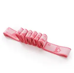Stretch & Flex Elastic Resistance Band for Dance, Gymnastics, and Yoga Workouts (Pink)