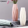 Diamond Pattern Plastic Smooth Vase Plants Basket Nordic Wedding Decorative Dining Durable for Living Room Bedroom Home Decora 1