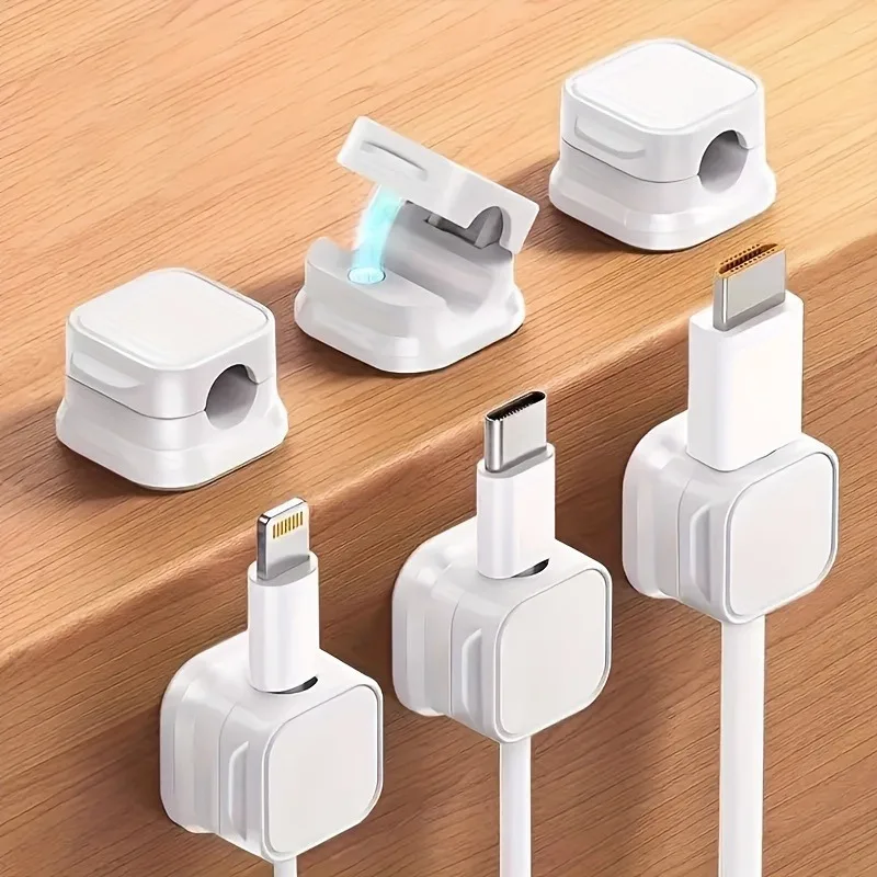 Premium Cable Clips Set - Ultimate Cord Holder & Organizer for Desk, Home, Car & Office