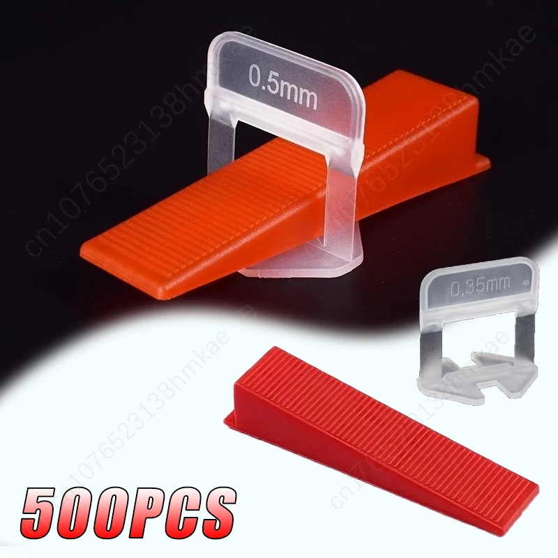 Tile spacers tile leveling clips tile leveling tools Tile leveler auxiliary cross card floor tiling tile leveler leaving seam card base 0.35mm0.5mm base construction tools