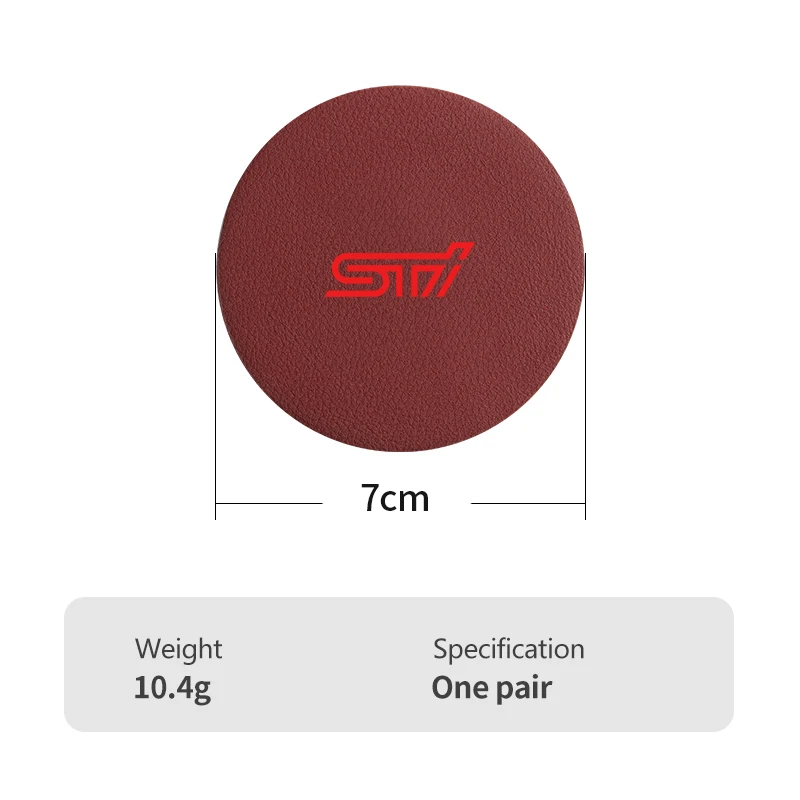 2PCS Car Coasters Water Cup Holder Pad Non-slip Cup Slot Mats Holder For Subaru Impreza Legacy WRX STI BRZ XV WRC Forester Cross cup holder coasters car coaster pads