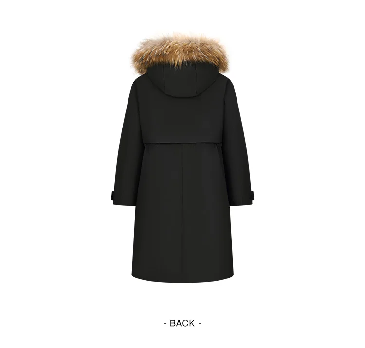 Women Goose Down Jacket | Waterproof Winter Coat with Thermal Insulation & Loose Fit Design