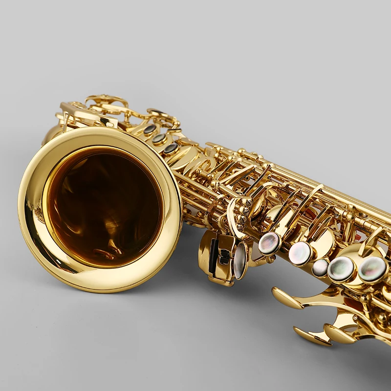 Gold Lacquer Eb Alto sax Musical Professional Good Quality High Grade Alto Saxophone For Students Factory Price JMS-20GL