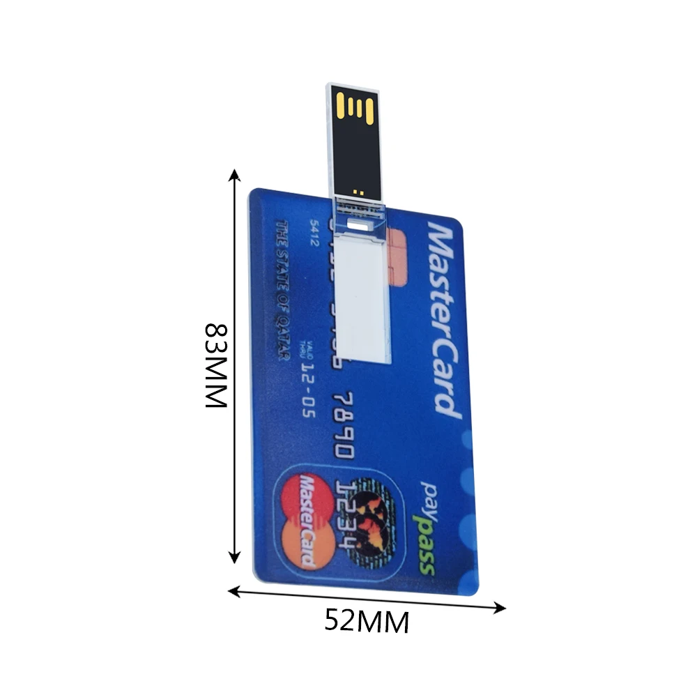 thumbnail image 5 of Memoria USB de alta velocidad con forma de tarjeta de crédito bancaria, 4 GB, 8 GB, 16 GB, 32 GB, 64 GB, 128 GB, 5 of 5