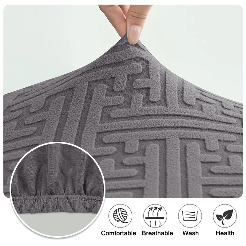 4PCS Split Jacquard Recliner Sofa Covers Elastic Armchair Chair Cover Non-Slip Recliner Chairs Slipcovers For Living Room Decor 3