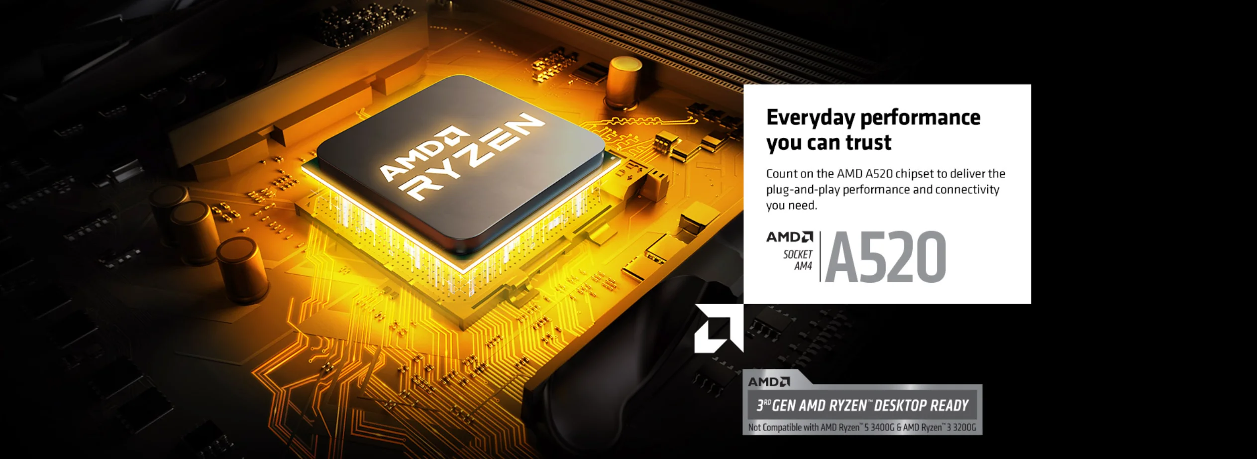 Ryzen 3 3200G ASRock A520M-HVS 16GBメモリ ASRock > A520M-HVS