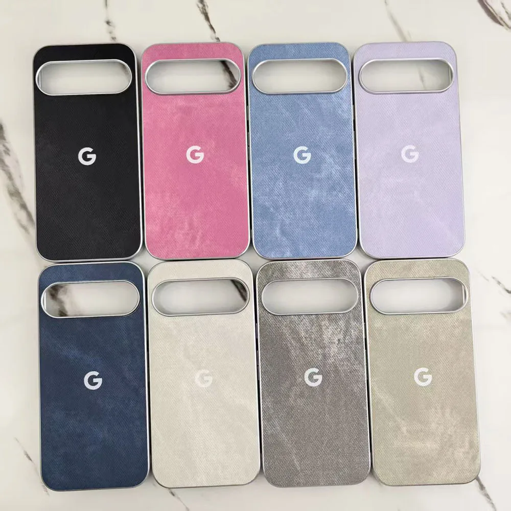 Premium Minimalist Denim Fabric Phone Case - Non-Slip & Anti-Fall Protection