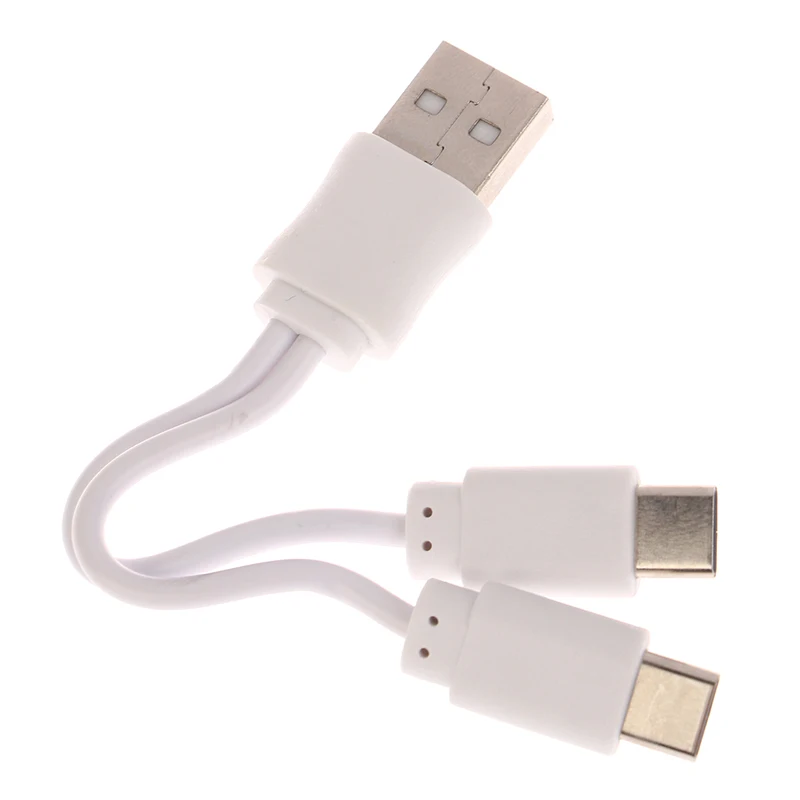 

6cm 2 in 1 New 9V Battery Charging Cable Type-C Battery Lithium Cable For Multimeter Microphone Toy USB Charging Cable