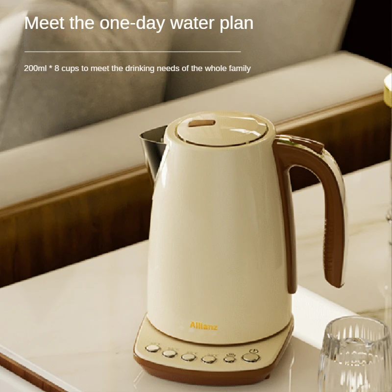 Integrated Thermal Insulation 304 Stainless Steel Kettle Electric Heating Automatic Household Electric Kettle 1.7L Free Freight