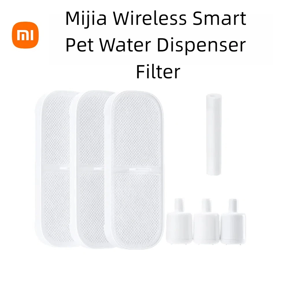 Xiaomi Mijia Wireless Smart Pet Water Dispenser Filter Set Automatic Fountain Water Dispenser Sterilization Filter Set No Box smart pet water dispenser