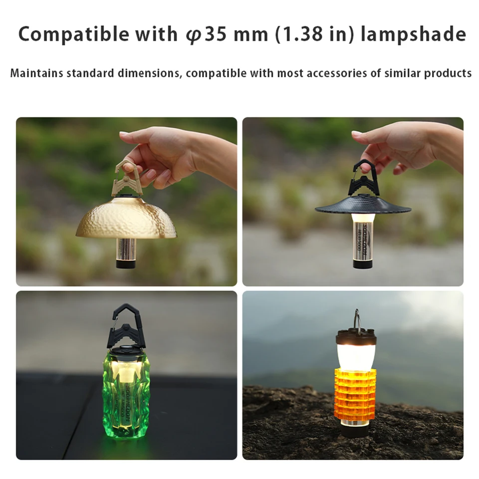 Soomloom Helio 5000 キャンプ ランタン - 5000mAh バッテリー、Type-C