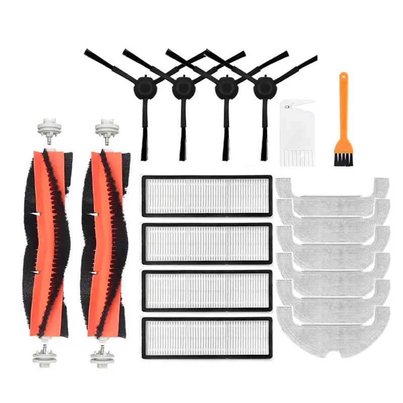 

Detachable Main Brush Hepa Filter Side Brush Mop Cloth for Xiaomi Mi STYTJ05ZHM Robot Vacuum-Mop 2 Ultra Cleaner Spare Part