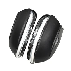 Dynamic LED Sequential Side Mirror Indicator Light, Enhanced Turn Signal Blinker (Crystal white)