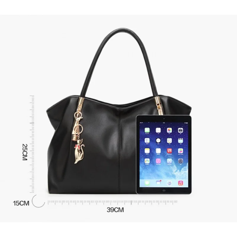 Fashionable Elegant Handheld Large Bag New Style Versatile Women's Bag Simple Big Capacity Mommy Bag Trendy Crossbody Bag