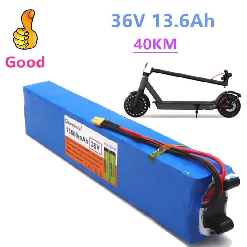100 36v 13.6ah Scooter Battery Pack For Xiaomi Mijia M365 36v 13600mah