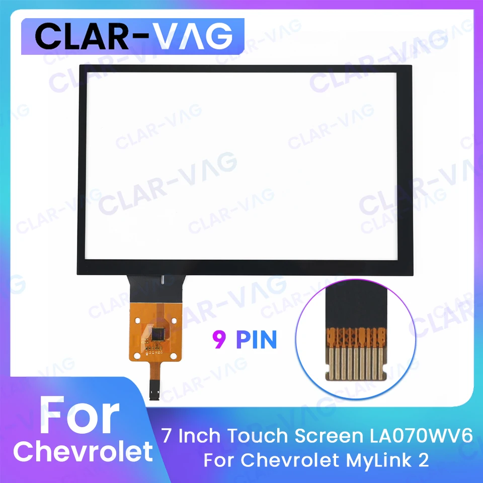 

For MyLink 2 Car DVD Multimedia Player Navigation Radio Glass Digitizer For Chevrolet 7 Inch LCD Touch Screen LA070WV6 SD01