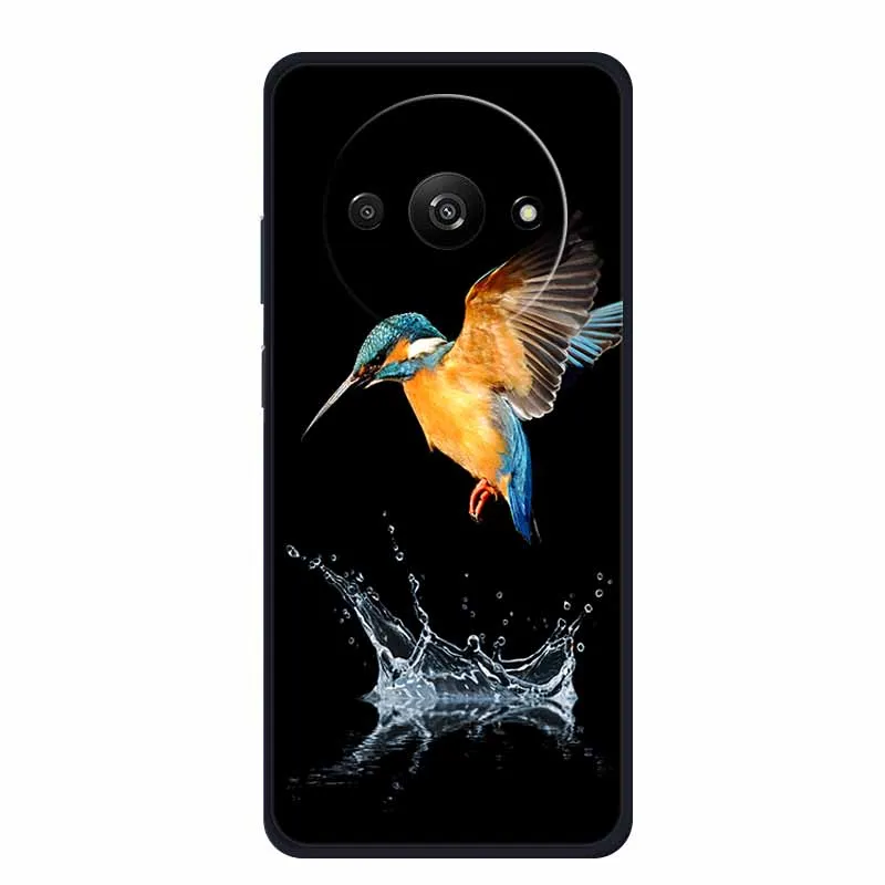 Sleek Black Silicone Soft Phone Case - Enhanced Protection with Stylish Design