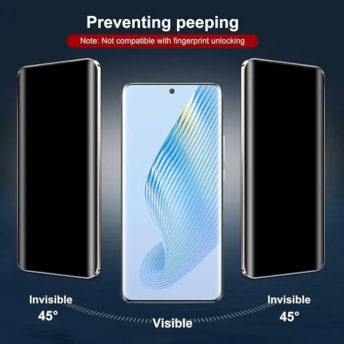 Premium Privacy Hydrogel Screen Protector Set - 4 Pack