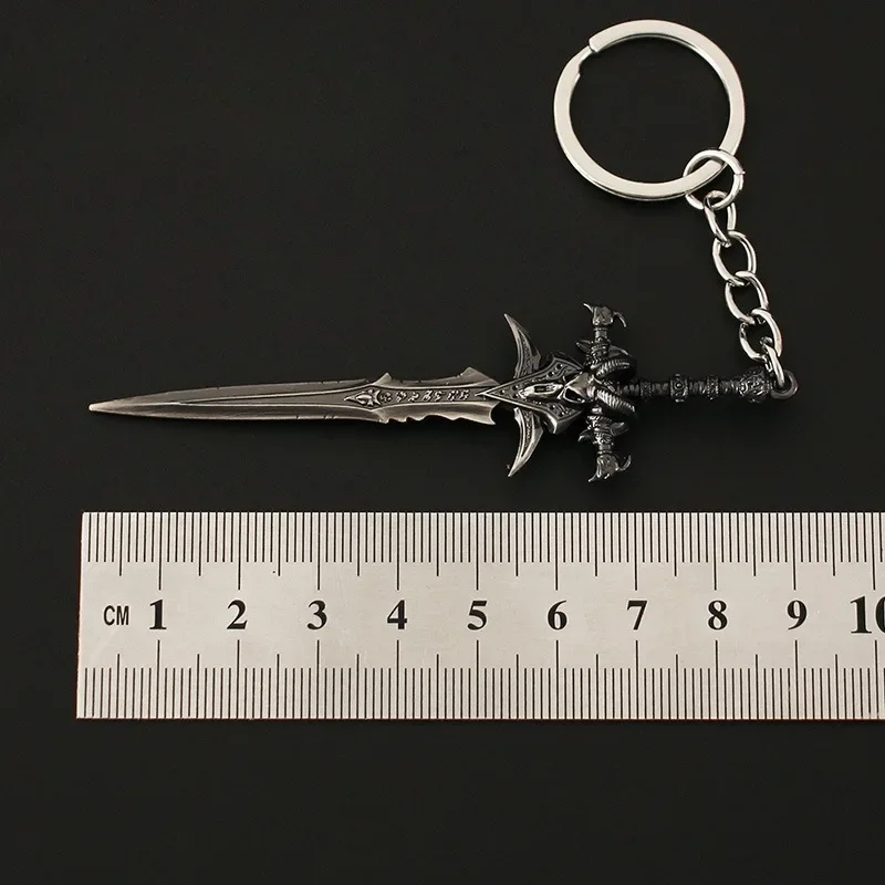 Cosplay Sword Cosplay Prop Laser Sword Cosplay Toy Game Keychains World of Warcraft Weapon Swords Frostmourne Mini Keychains