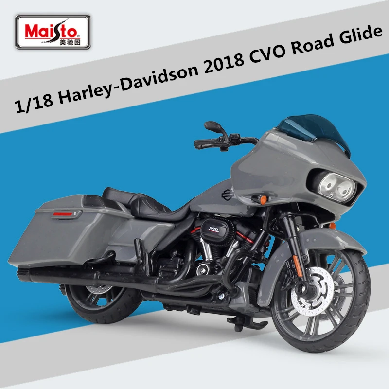 2018 HARLEY DAVIDSON CVO ROAD GLIDE BIKE 1:18 NEW MOTORCYCLE