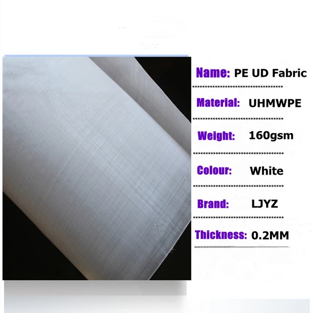 UHMWPE Body armor fabric Light weight high ballistic performance