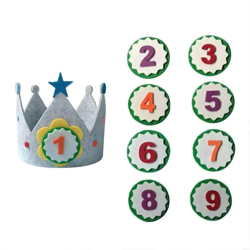 Children Party Hat Birthday Party Hat Kids Crownpiece Birthday Celebration for Child Festival House Decors