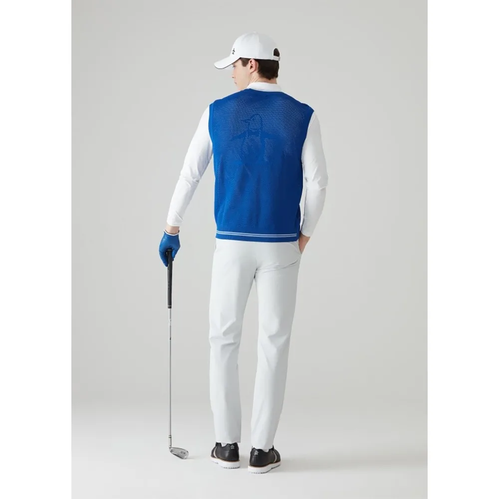 MUNSINGWEAR Simple Style Men's Knitted Vest! Brand Embroidery, Luxurious V-neck, Sports Fashion, Autumn Golf Top, !