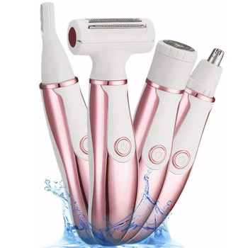 Electric Women Shaver Electric, Portable Electric Lady Razor, Rechargeable Electric Trimmer Face Arm Body Leg Groin Hair Groomer
